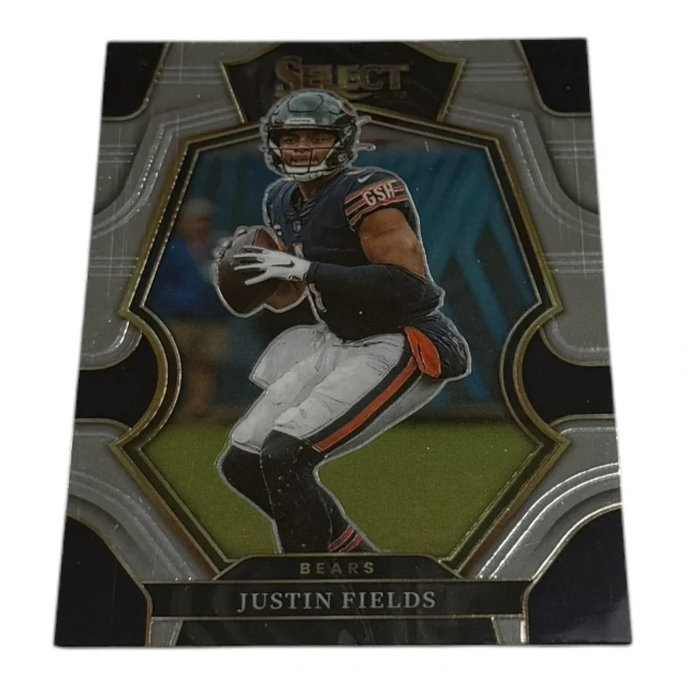 2022 Panini Select Justin Fields Chicago Bears Premier Level Card 117 NFL QB